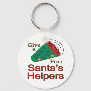 Shout Out for Santa's Helpers Key Ring