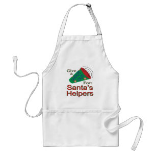 Shout Out for Santa's Helpers Standard Apron