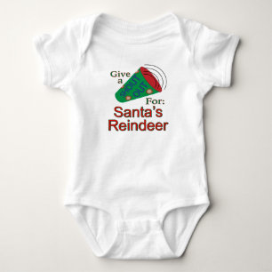 Shout Out for Santa's Reindeer Baby Bodysuit