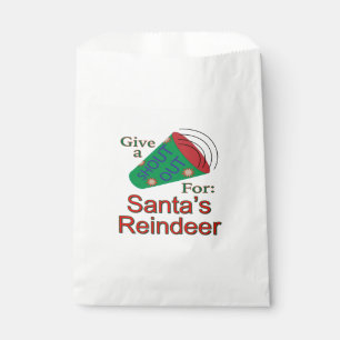 Shout Out for Santa's Reindeer Favour Bags