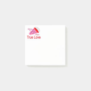 Shout Out for True Love Post-it Notes