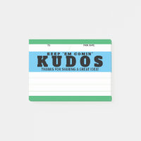 Shout out kudos great idea recognition award post-
