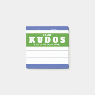 Shout out kudos sales great work recognition award post-it notes