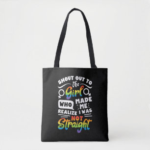 Shout Out to The Girl Lesbian Pride LGBT T Shirt G Tote Bag