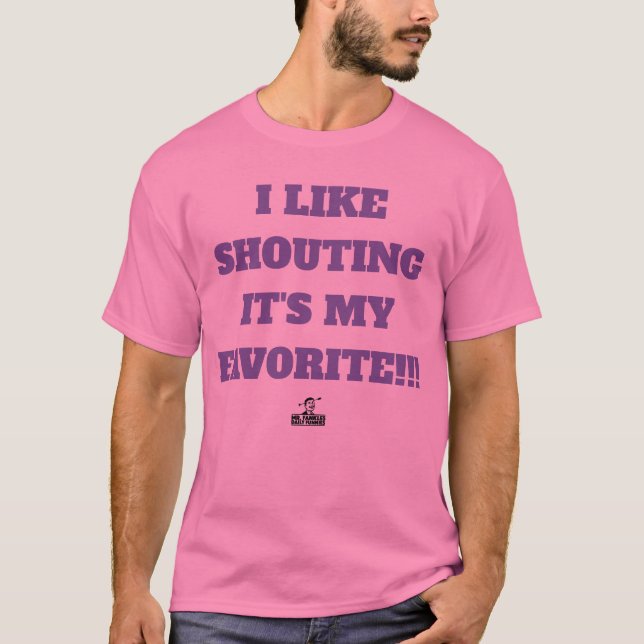 Shouty Thursday Shirt! T-Shirt (Front)