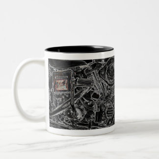 Shovelhead Motorcycle Art Cup