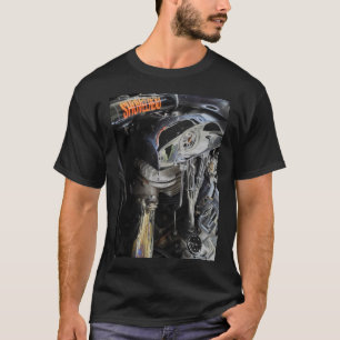 Shovelhead Motorcycle Art T-Shirt