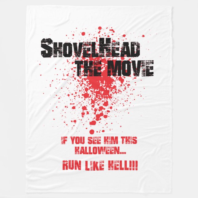 SHOVELHEAD THE MOVIE - "Bloody Good" Blanket (Front)