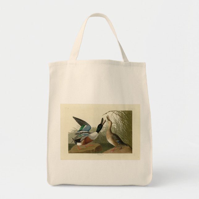 Shoveller Duck - from Audubon's Birds of America Tote Bag (Front)
