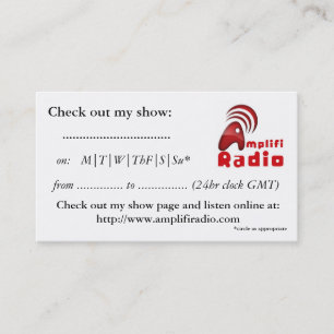 Show Cards (pack of 100)