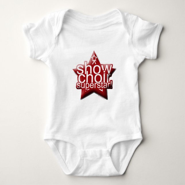 Show Choir Superstar! Baby Bodysuit (Front)