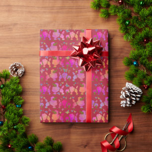 Show Dogs Groomed and Ready to Prance in Fall Wrapping Paper
