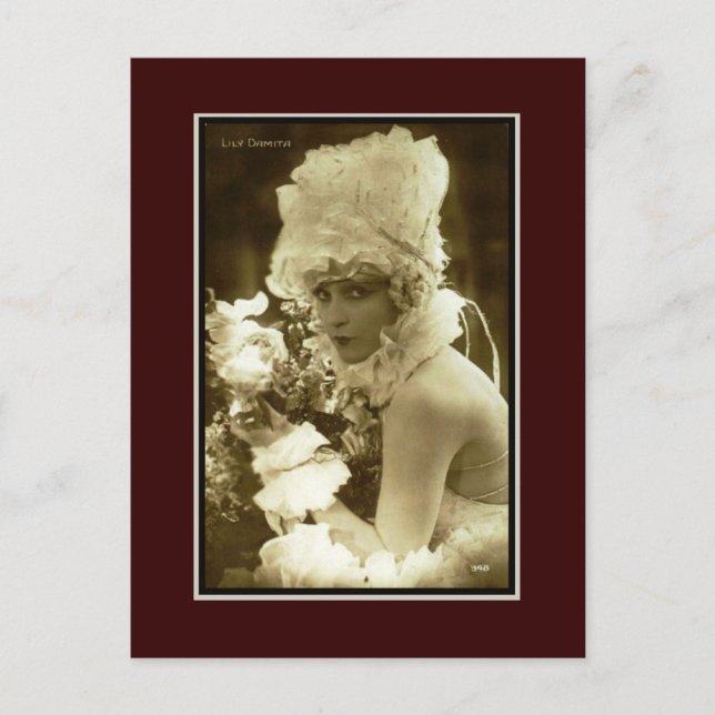 Show Girl 1920 Postcard (Front)