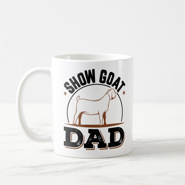 Show Goat Dad Coffee Mug (Left)