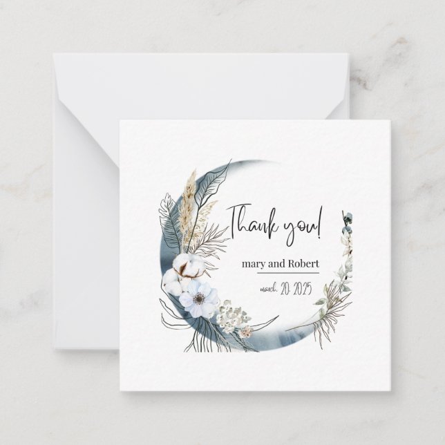 Show Gratitude and Appreciation with a Thank You   Card (Front)