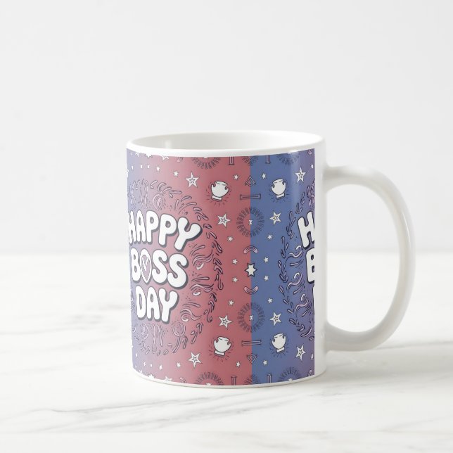 Show Gratitude: Creative Boss Day Patterns and Quo Coffee Mug (Right)