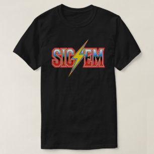 Show Highschool Football Spirit with Sic'Em T-Shirt