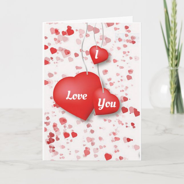 SHOW "HOW MUCH" I LOVE YOU ANNIVERSARY CARD (Front)