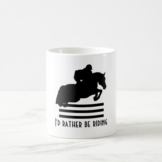 Show Jumper I'd rather be riding Coffee Mug (Center)
