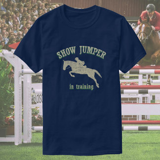 Show Jumper In Training | Vintage Equestrian T-Shirt