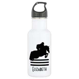 Show Jumper Silhouette for Horse Lovers 532 Ml Water Bottle