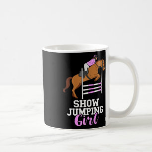 Show Jumping Girl Horseback Riding Equestrian Hors Coffee Mug