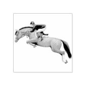 Show Jumping Horse Rubber Stamp (Imprint)