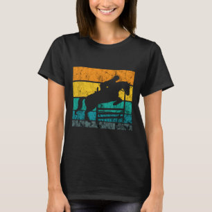 Show Jumping Retro Vintage Equestrian Rider Horseb T-Shirt