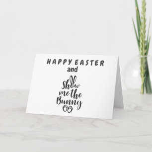 SHOW ME THE BUNNY/BUNNY HOP **HAPPY EASTER** CARD