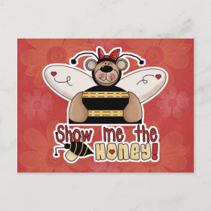 Show Me the Honey Bumble Bear Postcard