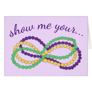 Show Me Your New Orleans Mardi Gras Beads NOLA