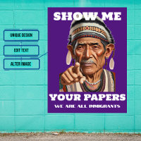 Show Me Your Papers Immigration Male Pointing