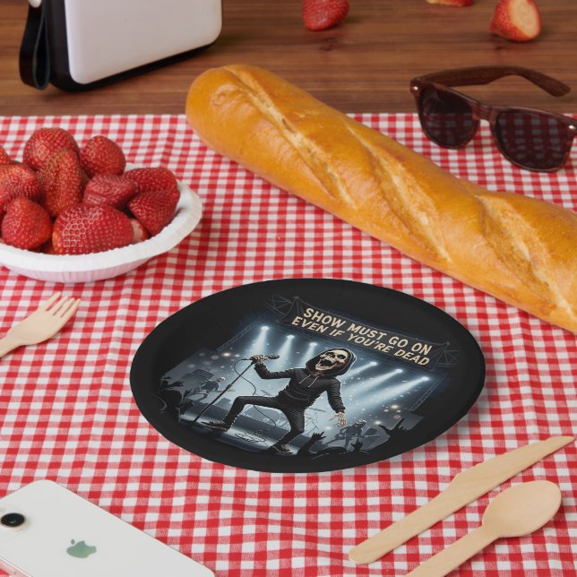 Show Must Go On Even If You're Dead - Paper Plates (Picnic)