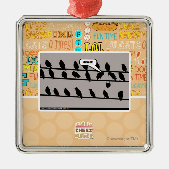 Show off! metal tree decoration (Front)