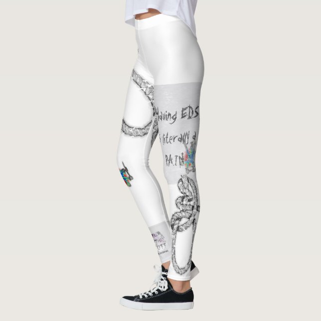 Show Off Ur Ehlers-Danlos Bod & Create Awareness Leggings (Left)
