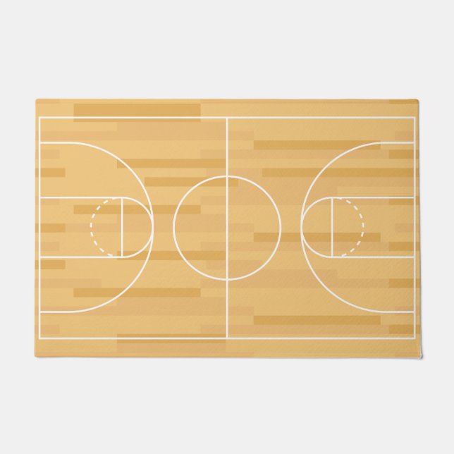 Show off your colours - Basketball Doormat (Front)