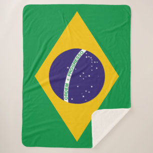 Show off your colours - Brazil Sherpa Blanket