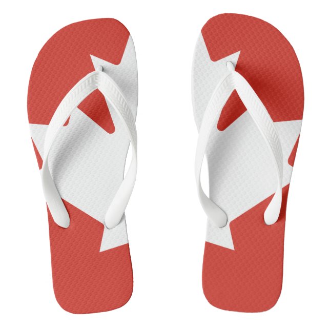 Show off your colours - Canada Flip Flops (Footbed)