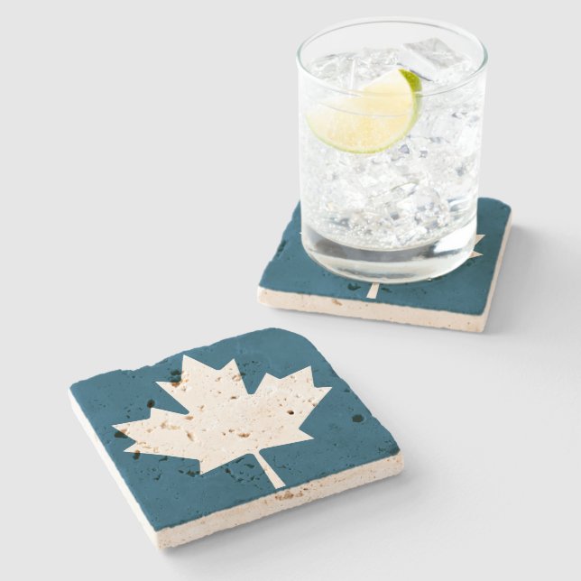 Show off your colours - Canada Stone Coaster (Side)