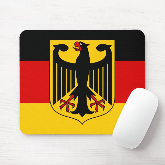 Show off your colours - Germany Mouse Mat (With Mouse)