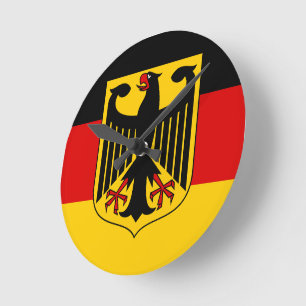Show off your colours - Germany Round Clock