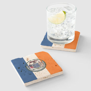 Show off your colours - New York Stone Coaster
