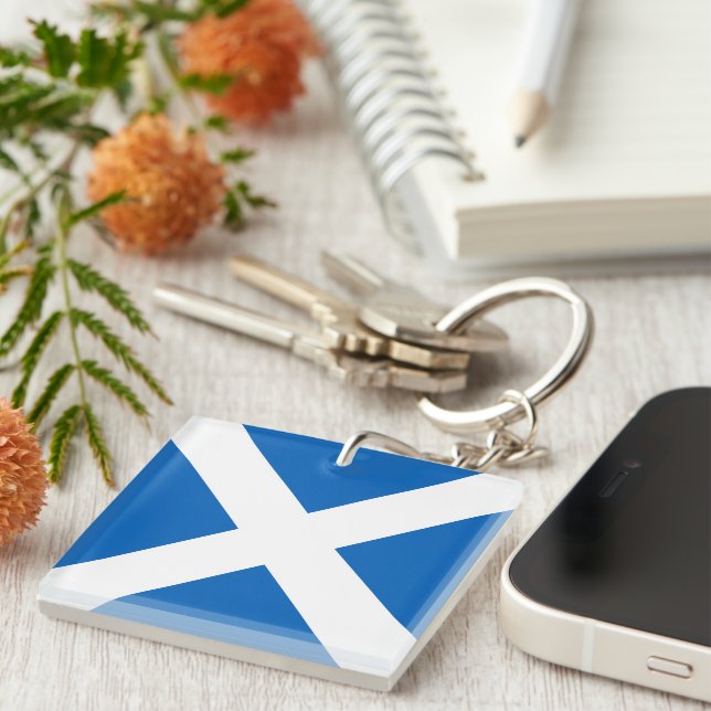 Show off your colours – Scotland Key Ring (Front Right)