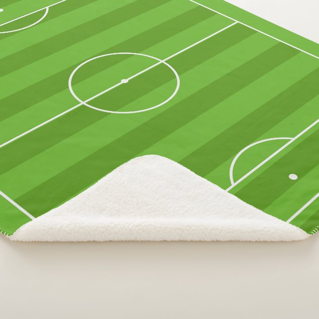 Show off your colours - Soccer Sherpa Blanket (3/4)