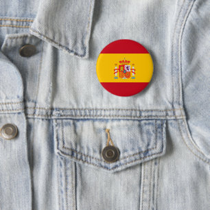 Show off your colours - Spain 6 Cm Round Badge