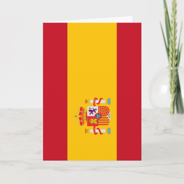 Show off your colours - Spain Card (Front)