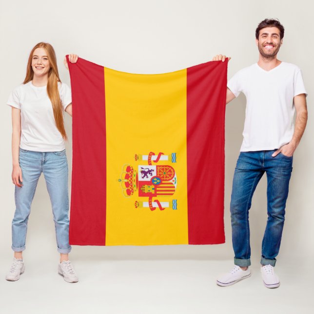 Show off your colours - Spain Fleece Blanket (In Situ)