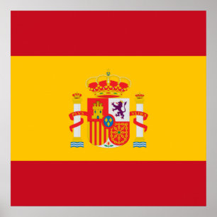 Show off your colours - Spain Poster