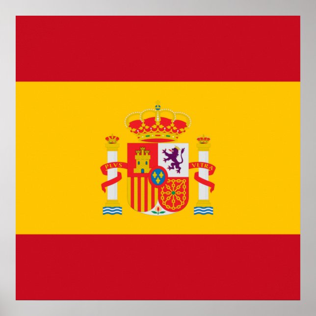 Show off your colours - Spain Poster (Front)