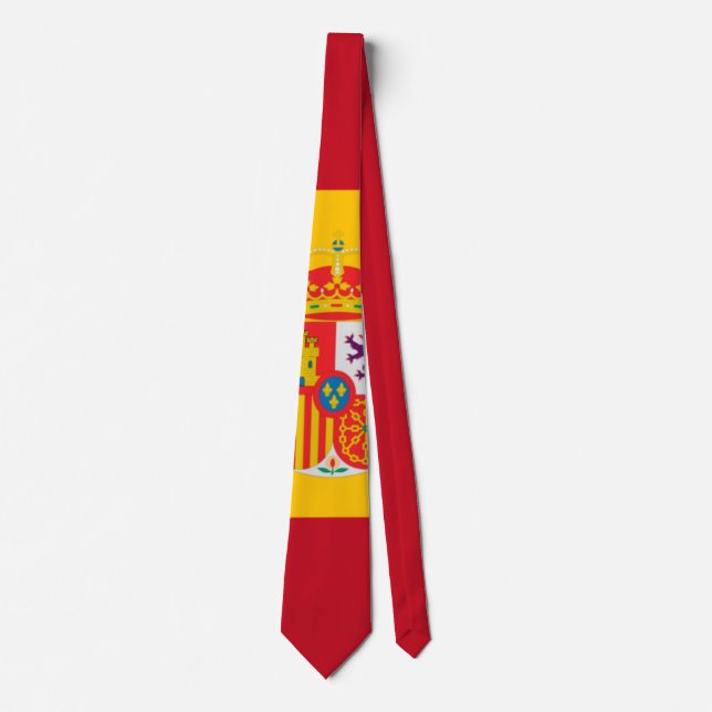Show off your colours - Spain Tie (Front)